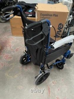 New Lightweight Folding Wheelchair/Drive DeVilbiss Expedition Plus Wheelchair