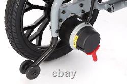 New MobilityExtra CX-1, Lightweight Folding Electric Wheelchair, 4mph