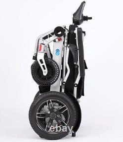 New MobilityExtra MX-1, Lightweight Electric Wheelchair, Instant Folding, 4mph