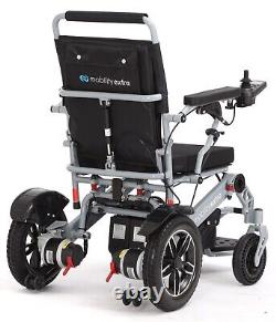 New MobilityExtra MX-PRO Lightweight Folding Electric Wheelchair, Reclining