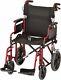 Nova 19 Lightweight Transport Chair Wheelchair 12 Rear Wheels Desk Arms New