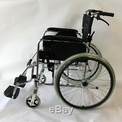 Orbus AW002S 18 inch Folding, Lightweight Aluminium Self Propelled Wheelchair