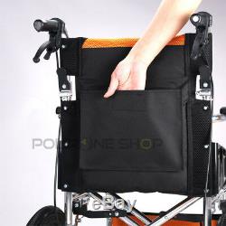 PRATIKA Wheelchair lightweight folding transit aluminium travel portable chair