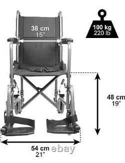 Pepe Narrow Wheelchairs Folding Lightweight Narrow seat 15, Wheelchair Narrow