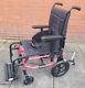 Pink Invacare Action 3ng Transit Wheelchair 40cm 16 Seat Width With Footboard