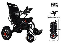 Portable Electric Wheelchair Folding Lightweight Automated Power Wheelchair