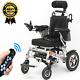 Portable Folding Electric Wheelchair Wheel Chair Lightweight Aid Foldable Remote
