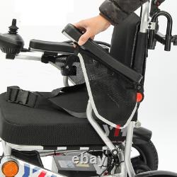 Portable Folding Electric Wheelchair Wheel chair Lightweight Aid Foldable Remote