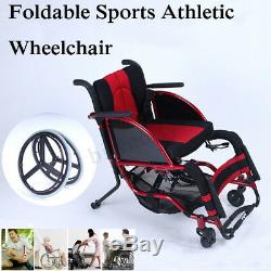 Portable Sports Athletic Wheelchair Aluminum Alloy Foldable Lightweight
