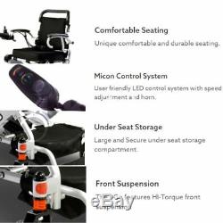Pride I Go Transportable Lightweight Boot Folding Electric Powerchair Wheelchair