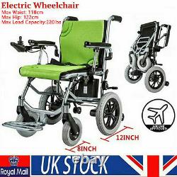 Quick-Split Folding Electric Wheelchair Lightweight Compact 6mph 22kg UK Ship