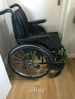 Quickie Neon Lightweight Folding manual wheelchair With Swing-Away Footrests