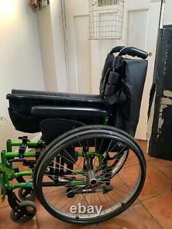 Quickie Neon Lightweight Folding manual wheelchair With Swing-Away Footrests