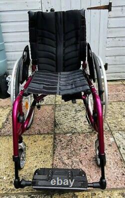 Quickie Neon2 manual lightweight folding wheelchair purple perfect condition