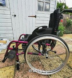 Quickie Neon2 manual lightweight folding wheelchair purple perfect condition