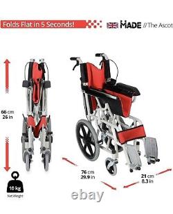 RED Mobility Wheelchair Folding Lightweight Special Needs Pushchair Fold Up
