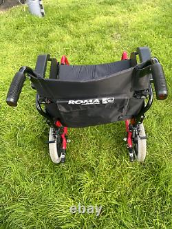 RMA 1530 Lightweight Folding Transit attendant Wheelchair with cushion