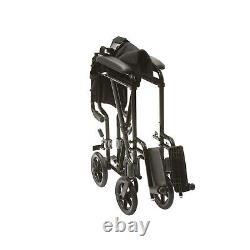 Refurbished Drive Aluminium Lightweight Folding Travel Chair Wheelchair 19 seat