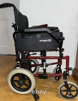 Roma Medical Lightweight Aluminium Folding Wheelchair