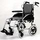 Roma Orbit 1330 Lightweight Folding Transit Wheelchair Attendant Aluminium