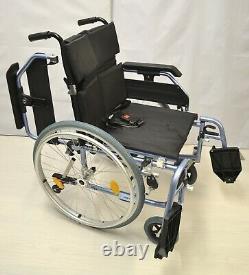 Self Propel Wheelchair with Left Elevating Legrest Folding Crash Tested 16