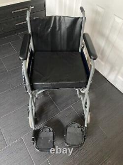 Self Propelled Ultra Lightweight Folding Wheelchair With Cushion & Footrests