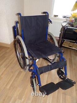 Self Propelled Wheel Chair Pneumatic Tyres 18 Inch Seat Pharmore Mobility