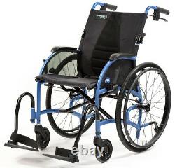 Strongback Mobility 24 Lightweight Compact Fold Wheelchair with Brakes 16/18/20