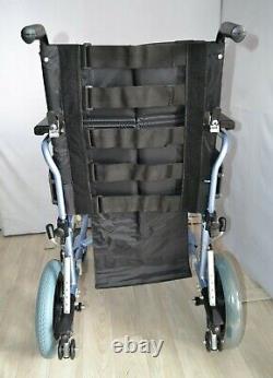 Transit Wheelchair Tension Adjustable Back Crash Tested Aktiv X3 Pro Folding