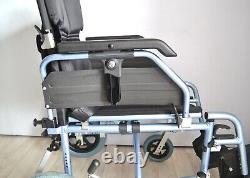 Transit Wheelchair with Elevating Legrest Aktiv X3 Pro Folding Crash Tested