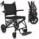 Transport Wheelchair, Lightweight With Folding Frame, Mobility Aids, Support 120kg