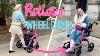 Trying A Pink Rollz Motion Rollator Wheelchair And Rollator In One Stylish Mobility Aid