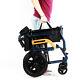 Uk Ultra Lightweight Folding Aluminium Transit Atte Propelled Manual Wheelchair