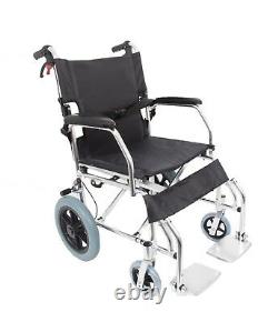 Ultra Lightweight Compact Travel Transit Aluminum Wheelchair 8.3kg