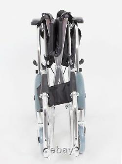 Ultra Lightweight Compact Travel Transit Aluminum Wheelchair 8.3kg