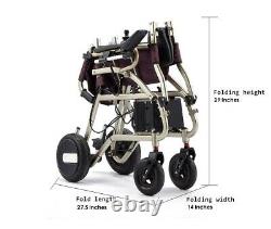 Ultra Lightweight Electric Wheelchair Only 45 Lbs, Power Wheelchair Automated