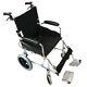 Ultra Lightweight Folding Aluminium Travel Wheelchair, Portable Transit Chair