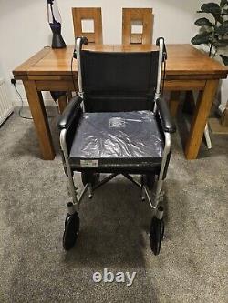 Ultra Lightweight Folding ALUMINIUM Travel Wheelchair, Portable Transit Chair
