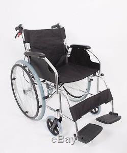 Ultra Lightweight Folding Transit Self Propel Aluminium Wheelchair 9KG