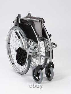 Ultra Lightweight aluminium folding self propel wheelchair extra wide 20 seat