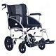 Ultra Lightweight Transit Wheelchair With Brakes Attendant Wheelchair Ectr08