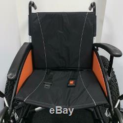 Van Os Excel G- Explorer Black, All Terrain Wheelchair, Lightweight Wheelchair