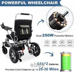WISING 2020 Folding Electric Powered Wheelchair Lightweight Portable Mobility