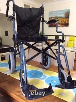 Wellhome Lightweight Folding Transport Wheel Chair Wh-b0012