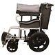 Wheelchair Foldable Lightweight Attendant Wheelchair With Seat Belt And Water