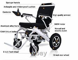 Wheelchair Folding Power Electric Lightweight Cruiser Drive Medical Mobility