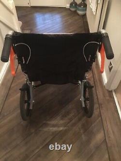 Wheelchair. Karma Ergo Lite KM-2501 lightweight folding wheelchair