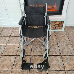 Wheelchair, Lightweight, Pushable or Self Propelled, Folds with removable wheels