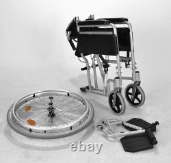 Wheelchair-Lightweight /Self Propelled 8.5kg with lap belt and handbrakes ECSP04