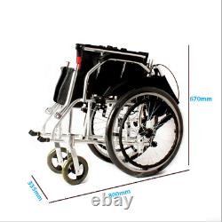 Wheelchair Lightweight Wheelwing Aluminium Travel Fully Folding Self Propelled